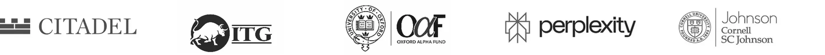 Citadel, Irvine, Oxford, Perplexity, and Cornell
